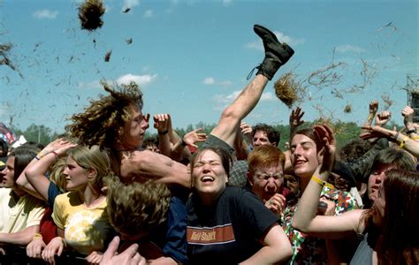 Pit mosh - Mosh pits are areas of playful violence that typically occur at punk rock, heavy metal, and metalcore concerts. The standard pit simply involves people running around and bumping into each other . This is the standard at traditional punk/hardcore/crust shows but may be found elsewhere.